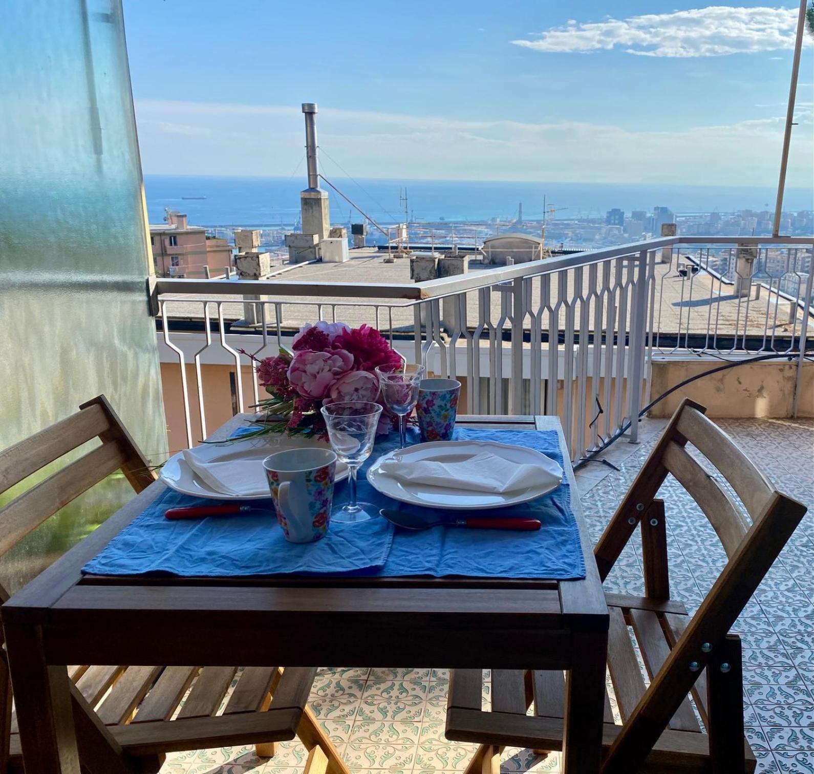 Apartament Genoa View & Hiking In Italian Riviera Zewnętrze zdjęcie